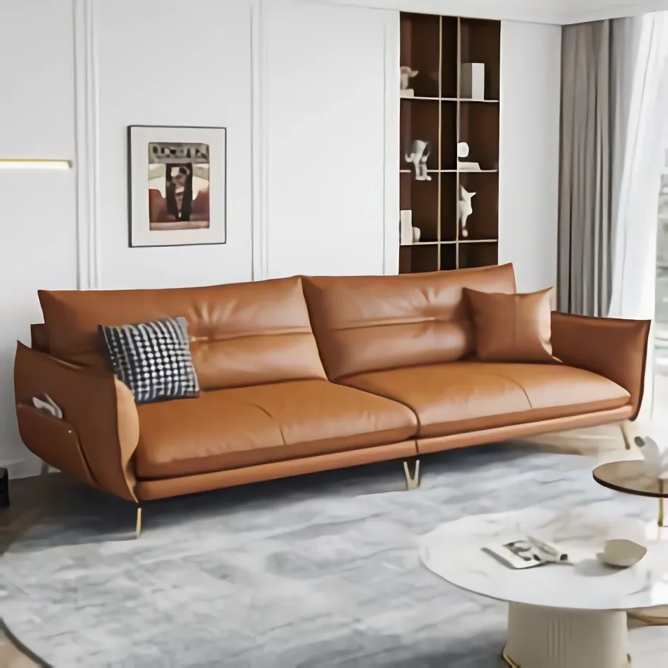 Dəri divanlar – istifadə qaydası və dizaynı