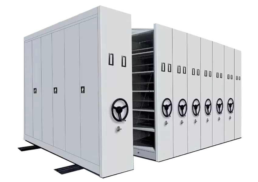 Hərəkətli fayl və kitabxana dolabları